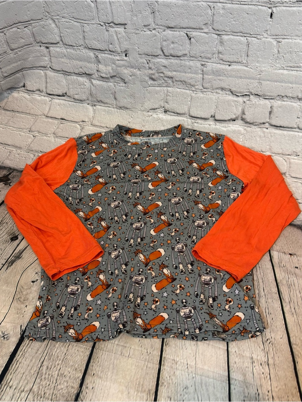 Ooh La La Bamboo Wild Robot Bamboo Long Sleeve Shirt